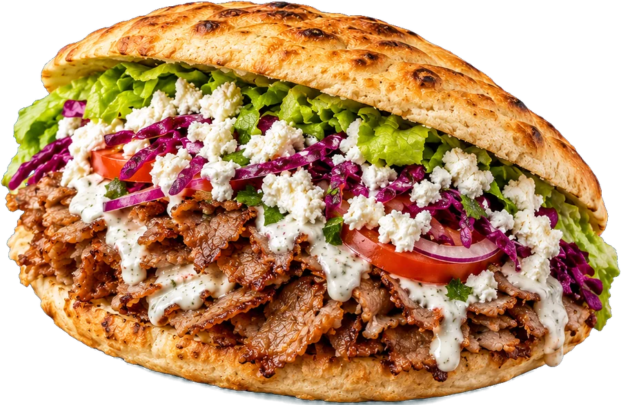 Kebab mit Schafskäse